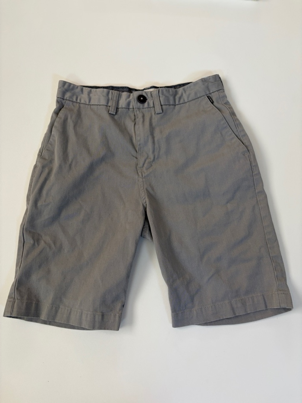 Billabong Gray Flat Front Cotton Shorts Men’s 30